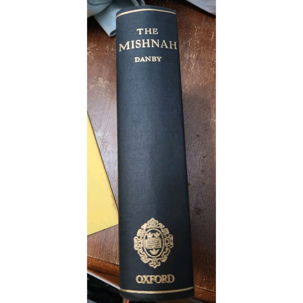 The Mishnah by Herbert Danby Oxford University Press 1ST Ed. Reprint Great Dust